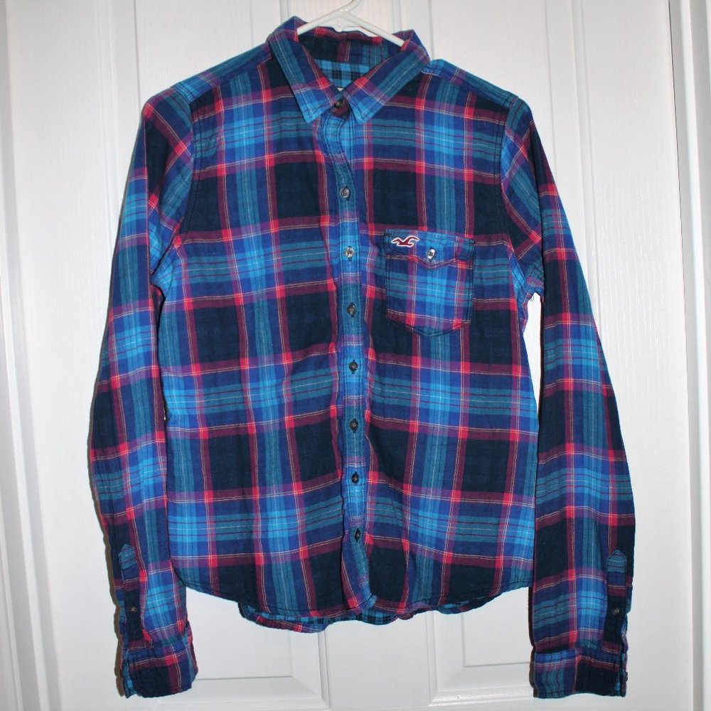 Hollister Plaid Flannel Shirt